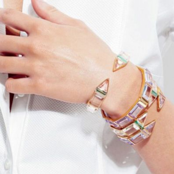Jennifer Meyer Jewelry - EUC Jennifer Meyer for J Crew jeweled cuffs (x2)